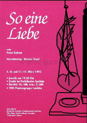 Plakat So eine Liebe