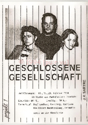 Plakat Gesclossene Gesellschaft