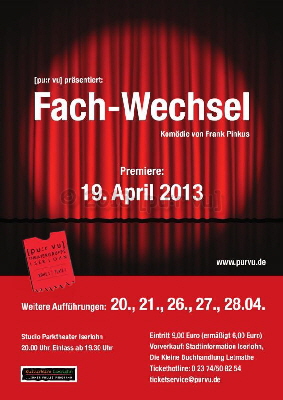 Plakat Fach-Wechsel